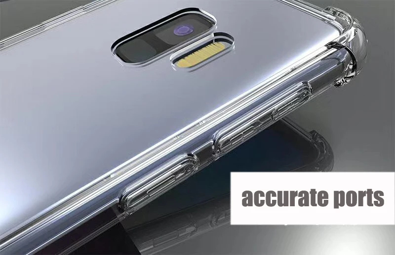 Прозрачный чехол для samsung Galaxy S8 Plus защитный с воздушной подушкой S8P S9 прозрачный