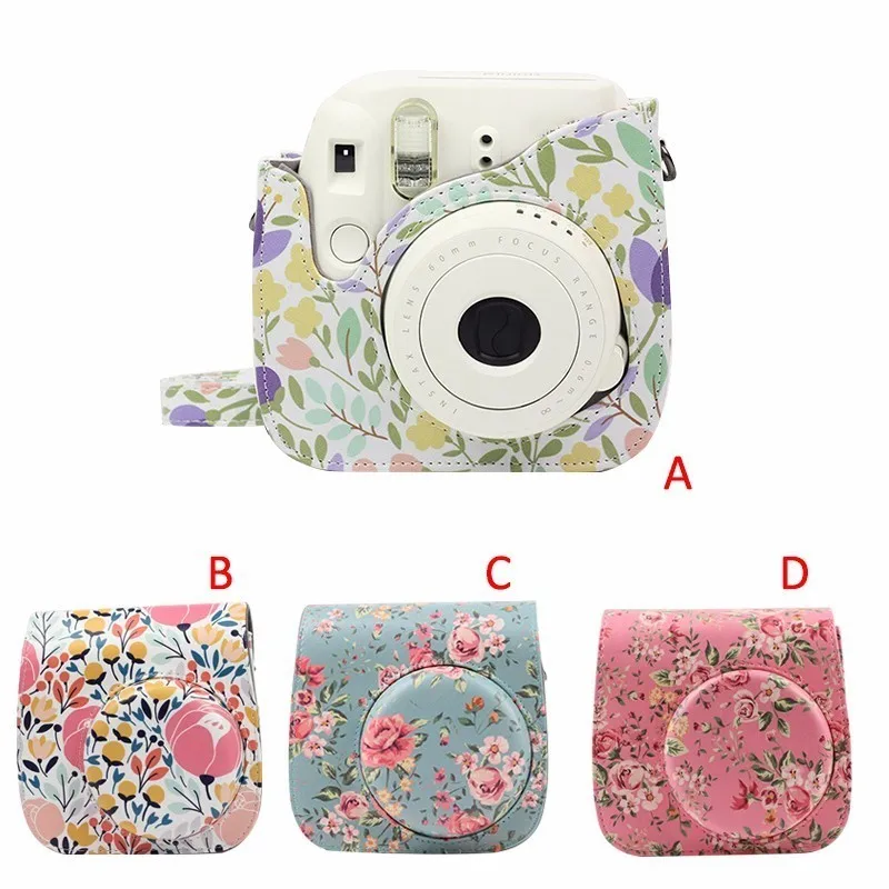 NEW Shoulder Camera Bag Protective Case Colorful Forest Patterns