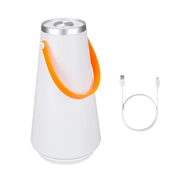 

Portable Wireless Lantern Dimmable Night Light Rechargeable Lamp Touch Sensor Control Outdoor Camping With USB Charger