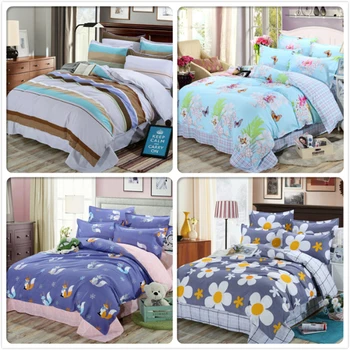 

Bed Linen Duvet Cover 3/4 pcs Bedding Set Cotton Kids Girls Boys Bedlinen Single Twin Double Queen King Full Size Comforter Case
