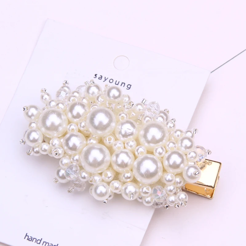 

pearl hair pin clip hair accessories for women wedding tiara hair decoration jewelry headpiece barette perle pince cheveux femme