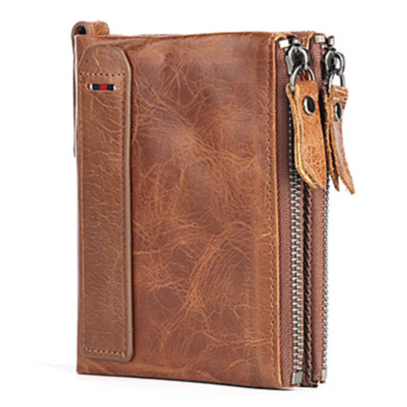 Мужские кошельки из натуральной коровьей кожи в деловом стиле|leather men's wallet|genuine