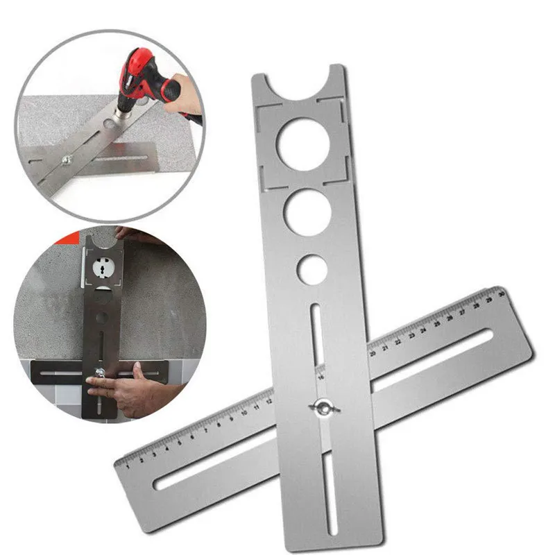 

1pcs Multifunctional Tile Locator Puncher Adjustable Tile Fixing Decoration Acessories Glass Marble Puncher for Construction
