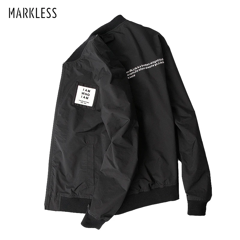 Markless Bomber куртки мужские осень зима толстые теплые хлопковые стеганые куртки тонкие jaqueta masculina chaquetas hombre