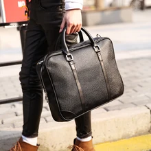 Кожаная мужская деловая сумка для ноутбука 13,3, поперечный секционный портфель, мужская сумка через плечо, сумка-мессенджер, мужская кожаная сумка для компьютера 14