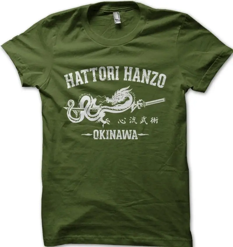 Топы, летняя крутая забавная футболка, Хатори Ханзо, японские самурайские мечи, Kill Bill, катана, футболка с принтом, FN9157, футболка с принтом для мужчин