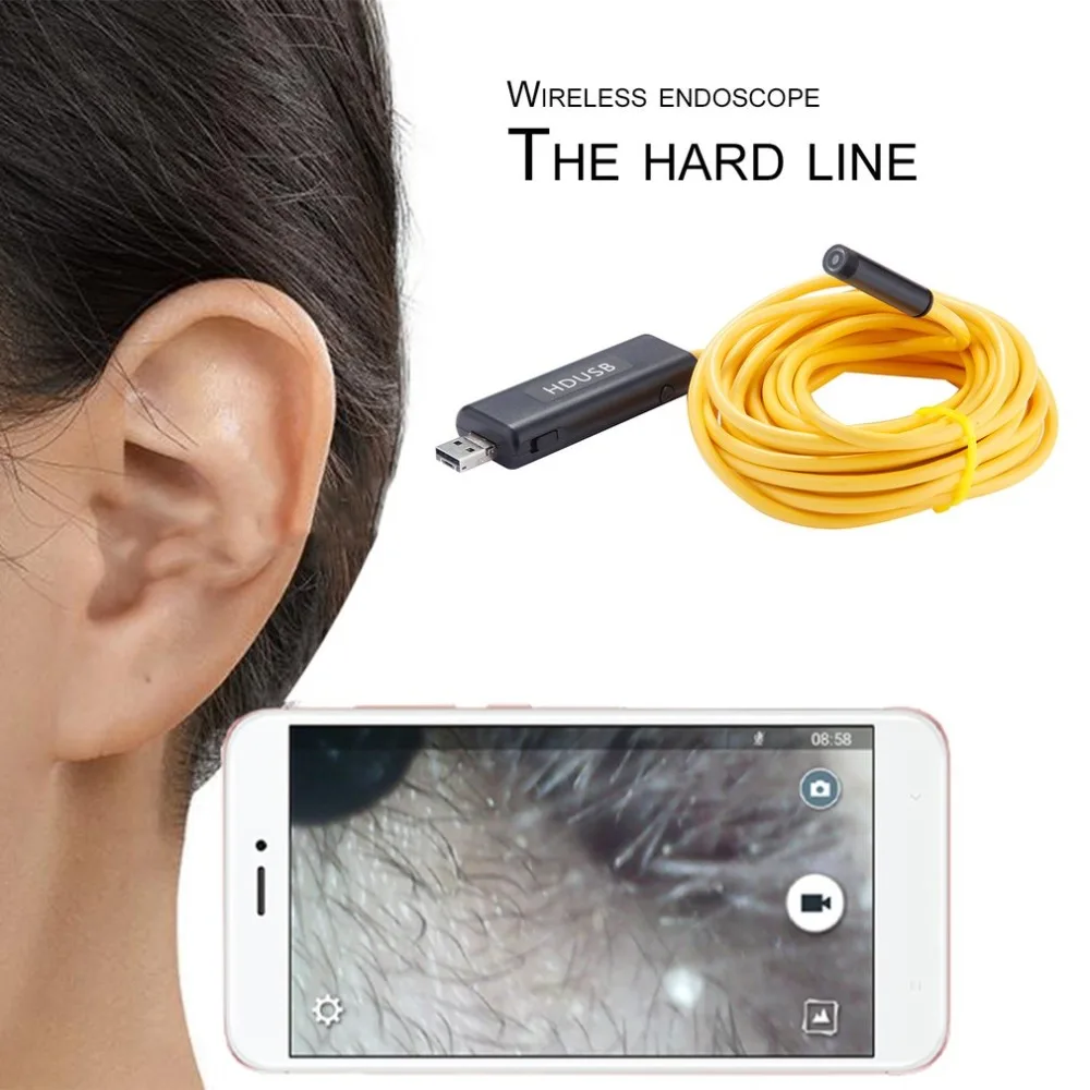 

LESHP Wireless USB Endoscope HD Wireless Borescope 6 LED Waterproof Wifi Inspection Camera For Smartphone Tablet