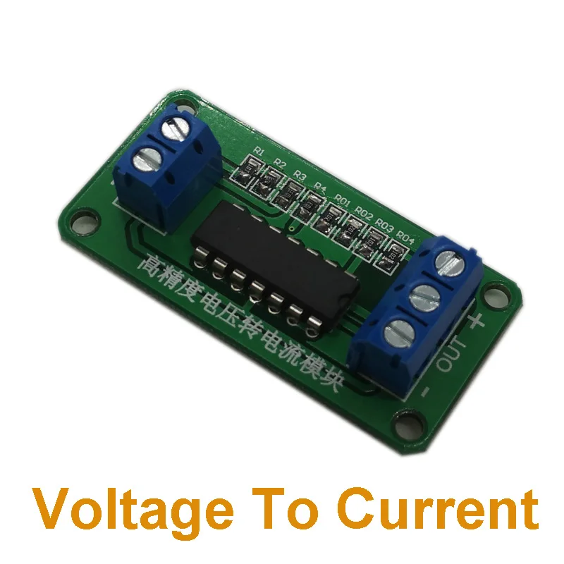 2pcs/lot Voltage To Current Output Transmitter Module 1 5V To 4 20mA