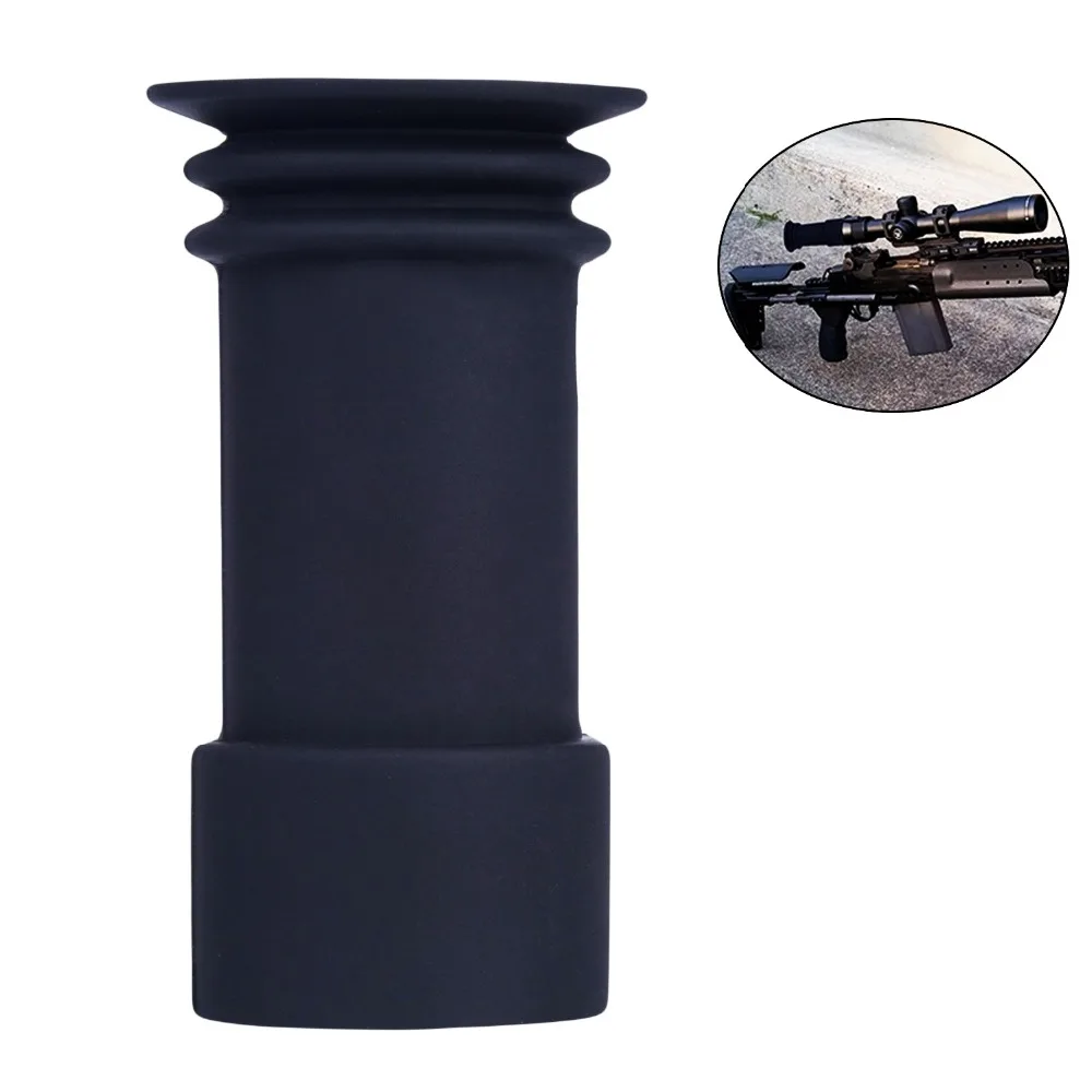 

Hunting Scope Accessories 38mm to 40mm Soft Rubber Cover Eye Protector for Airsoft Rifle Scope Telescope Hunting Accessory