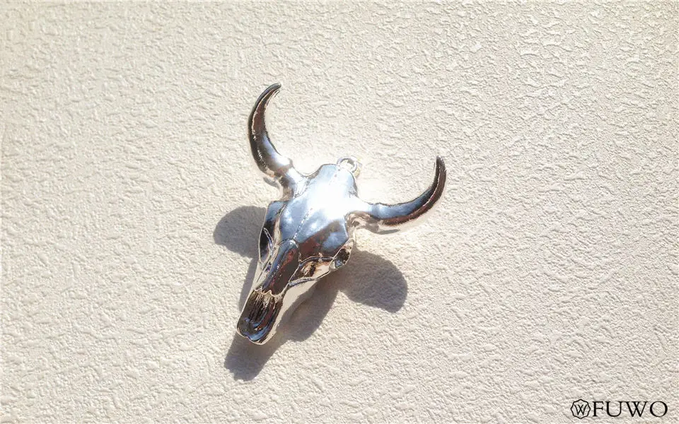 Cattle Bull Skull Pendant 8