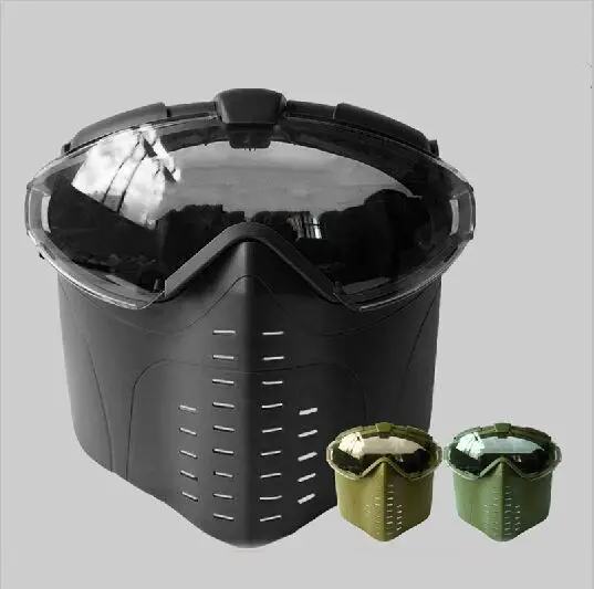 3 colors CS field protective mask Outdoor predator paintball mask