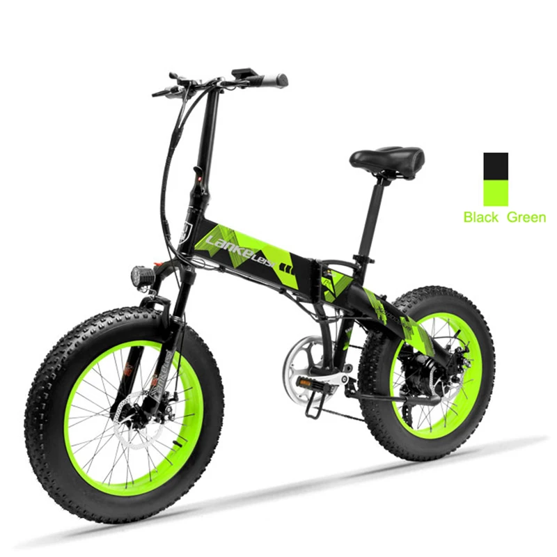 20 дюймовый Электрический велосипед fat e bike snow 48V500W складной горный скрытая