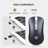 מחשב נייד Bluetooth אלחוטי עכבר שקט Gaming עכבר אלחוטי למחשב עכבר 2.4Ghz נטענות עכברים ארגונומיים למחשב USB Mause עבור מחשב נייד (5)