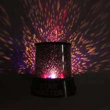 Amazing Flashing Colorful Sky Star Master LED Night Light Lovely Sky Starry Star Projector Novelty Gifts Free Shipping