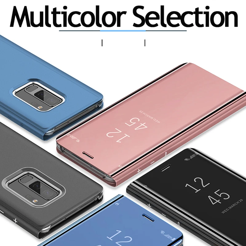 Зеркальный чехол для Xiaomi Mi Mix 2 роскошный подставка RedMi 5 Plus/Note 5A/Mi 5X A1/Mi Note 3/RedMi 4X/Note