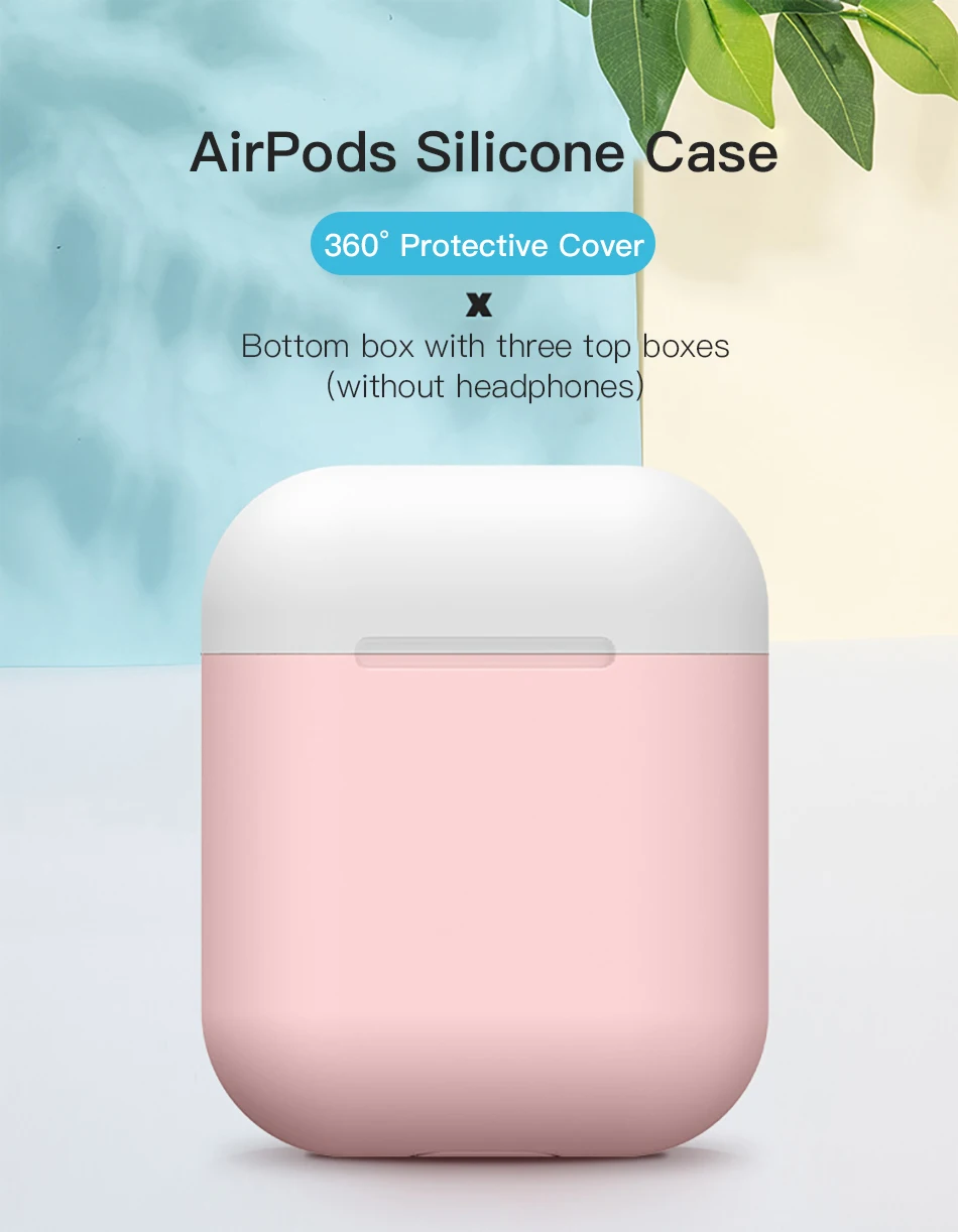 !ACCEZZ Cute TPU For AirPod 1 2 Case Wireless Earphone Funda Cover Headset Accessories For Apple AirPods Headphone Stitching Bag (1)