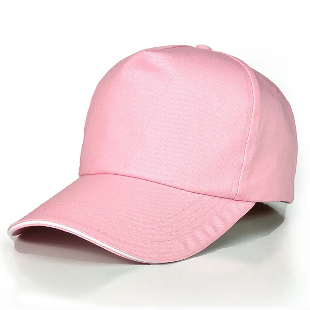 Новая модная мужская и женская черная бейсбольная кепка бейсболка шапка хип-хоп Регулируемая Кепка s