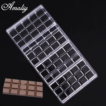 

Aomily Real Polycarbonate Chocolate Bar Mold Candy Jelly Mould Eco-friendly Plastic Baking Pastry Mould Cozinha Kitchen Bakeware
