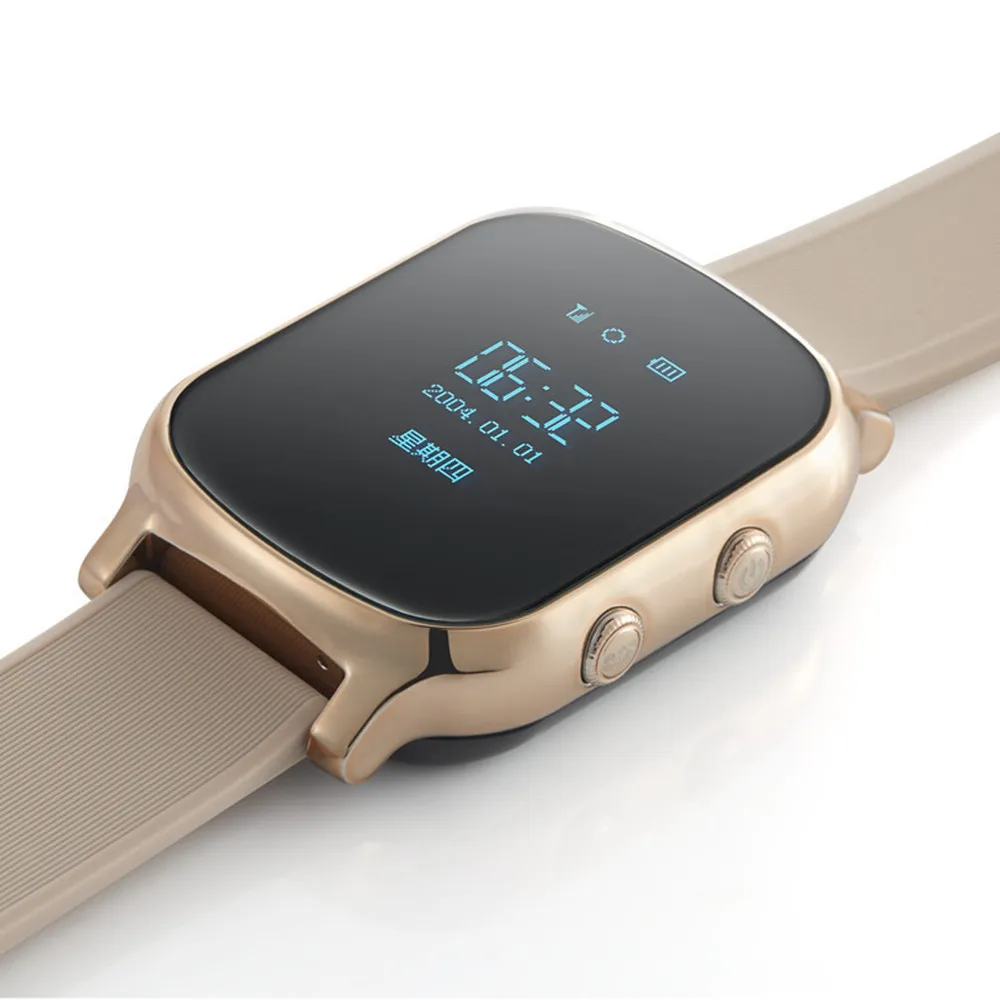 Mini GPS font b watch b font T85 for kids child Old man GPS tracker smart