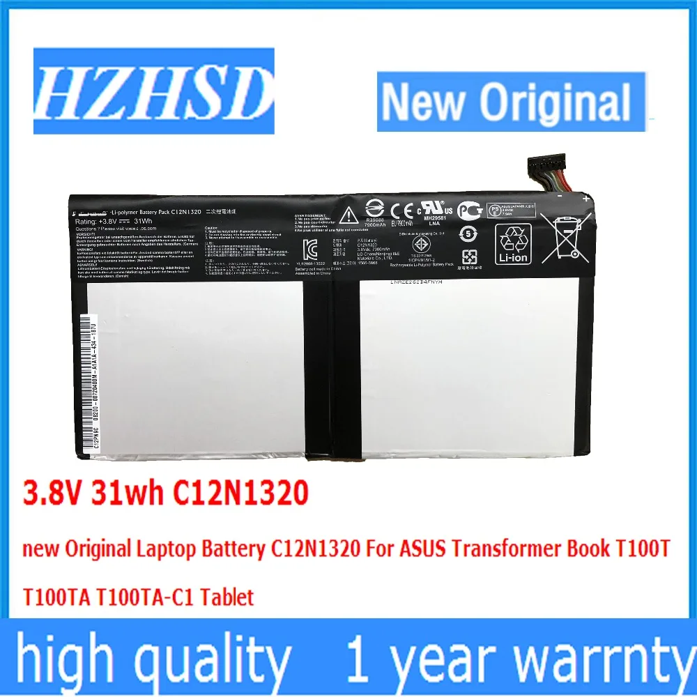 3 8 V 31wh C12N1320 новый оригинальный аккумулятор для ноутбука ASUS Transformer Book T100T T100TA T100TA-C1 |