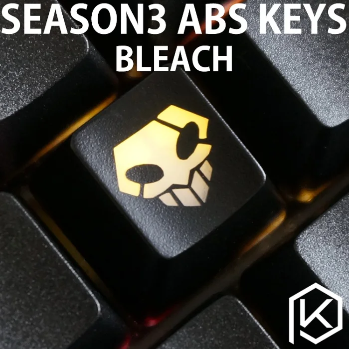 Новинка блеск через Keycaps ABS травленый, светильник, блестящий черный красный пользовательская Механическая Подсветка клавиатуры oem профиль - Цвет: Keycaps Bleach x1