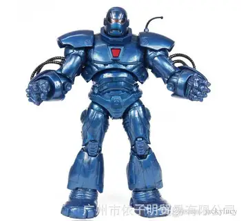 

8 Inch Blue Iron Man Hero Marvel Action Figures PVC Doll Toys Model Boy Birthday Gifts New Arrival Free Shipping