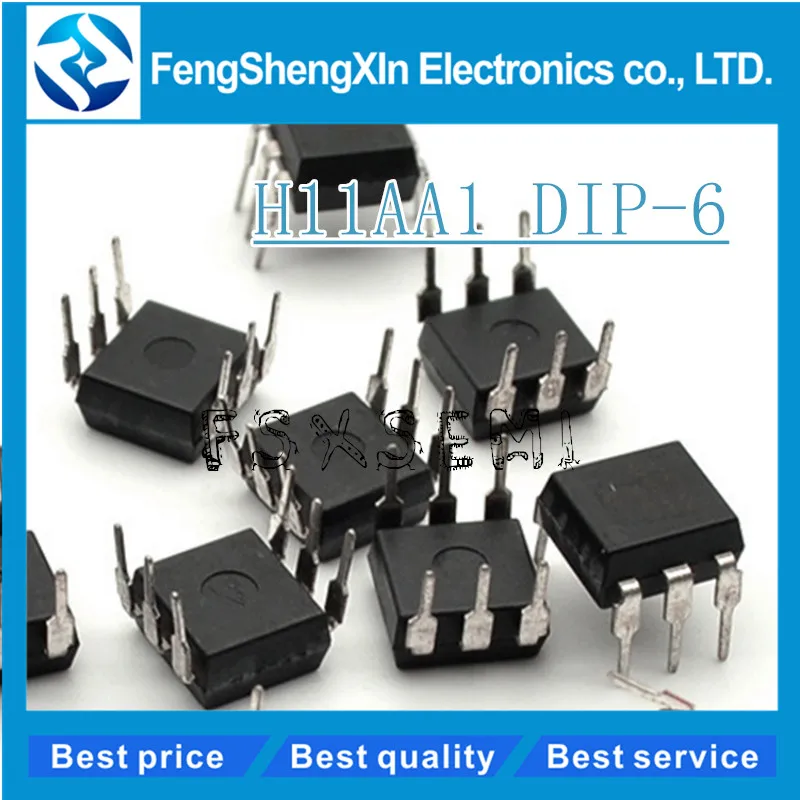 

10pcs/lot H11AA1 DIP-6 ELH11AA1 PHOTOCOUPLER