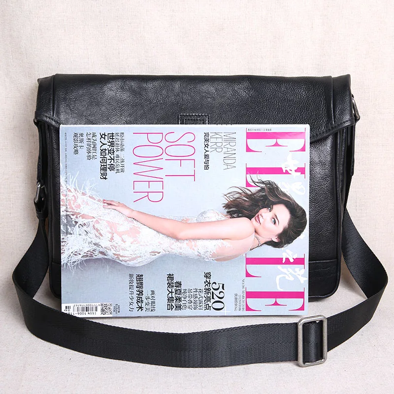 AETOO Shoulder bag men's leather crossbody bag new men's bag head layer leather ultra-thin men's casual small bag