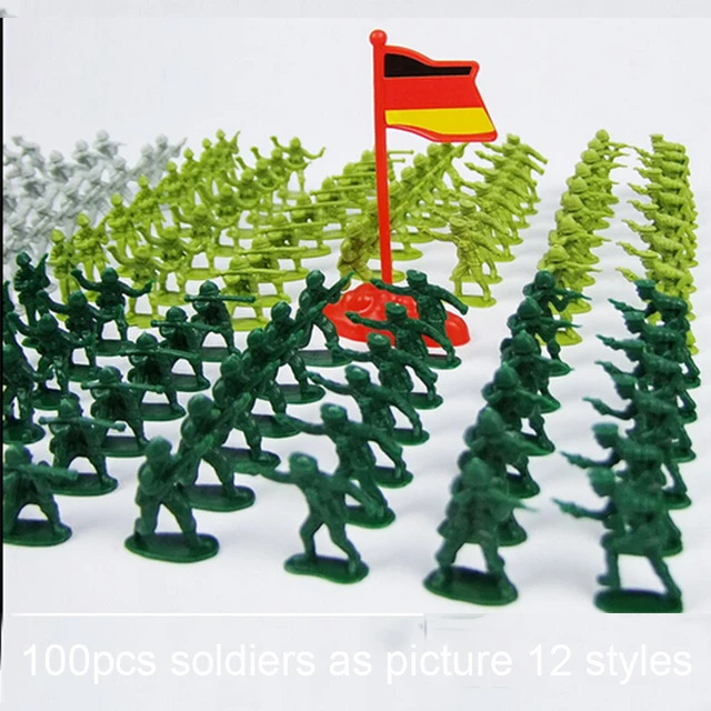 200 Pcs set Perang Dunia 1 72 Tentara Militer Mainan Nostalgia
