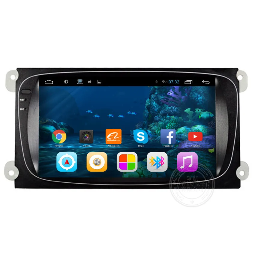 RAM2GB OctaCore 8 ядерный Android Автомобильный gps навигатор для Ford Mondeo 4 Focus 2 2010 2008 2007 2004-2011 Радио Навигация dvd-плеер