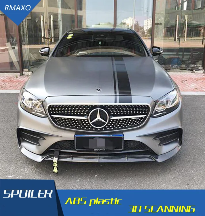 

For Mercedes-Benz W213 front Bumper Diffuser Bumpers Protector For Benz E-Class E200 E260 Body kit bumper Before Rear lipspoiler