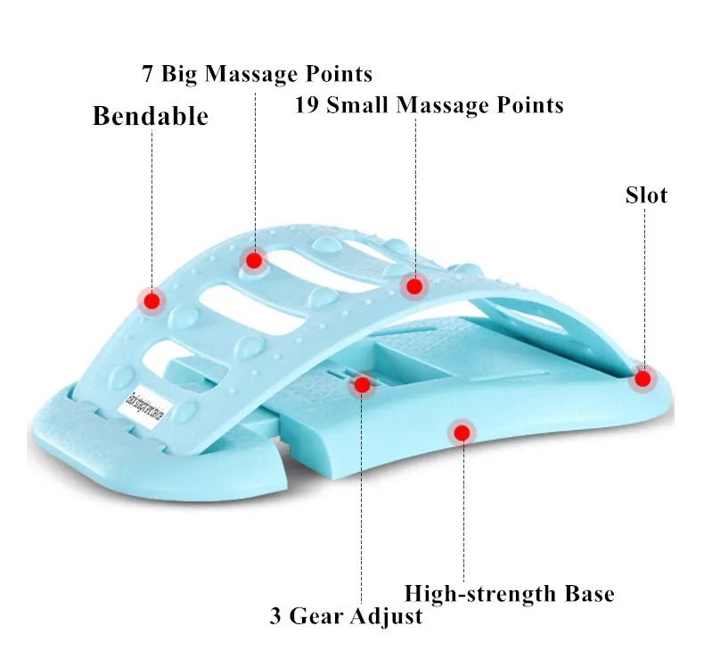 Массажер Поясничный опорная растягивающаяся спина спортивное оборудование для дома сидение тренировки позвоночника болеутоляющее Корректор осанки