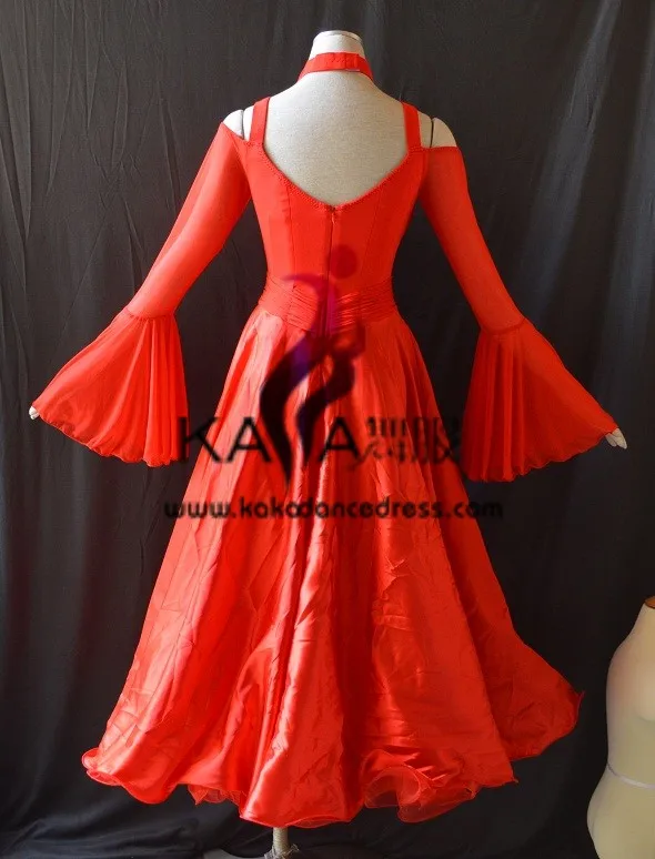KAKA dance B1535, новое стандартное платье для танцев танцевальное платье, вальс танцевальный зал состязание платье, Бальные Танцевальные соревнования платья