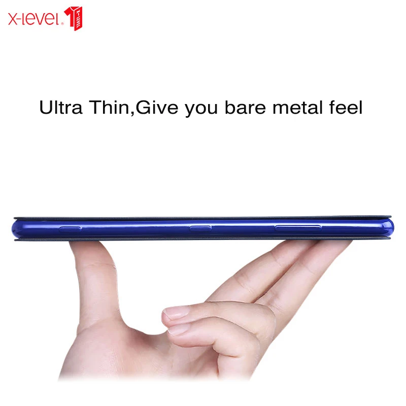  X-Level Leather Case For Sony Xperia XZ3 XZ2 Z2 Original PU Leather Silicone Stand Back Phone Cover