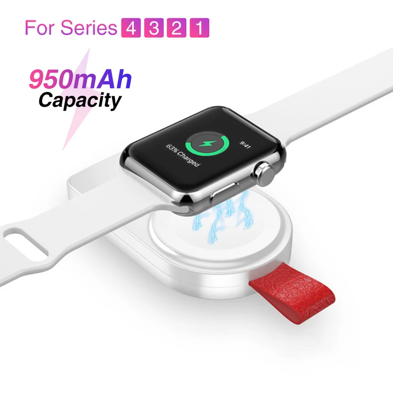 

Lamorniea Wireless Charger For Apple Watch 4 Charger Magnetic Wireless Charging USB Charger for Apple Watch 4 3 2 1 Portable