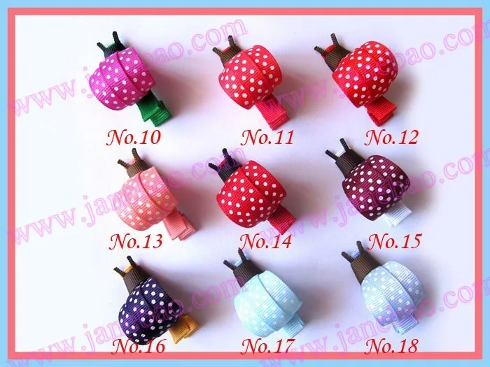 

free shipping 30pcs Sculpture hair clips girl bug Sculpture clippies Clown Jellyfish Gold fish Donald Duck ribbon sculptures B