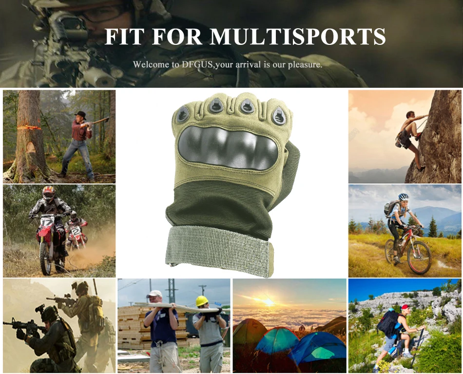 Уличные спортивные тактические перчатки с полным пальцем для походов, езды на велосипеде, военные мужские перчатки, защитные перчатки