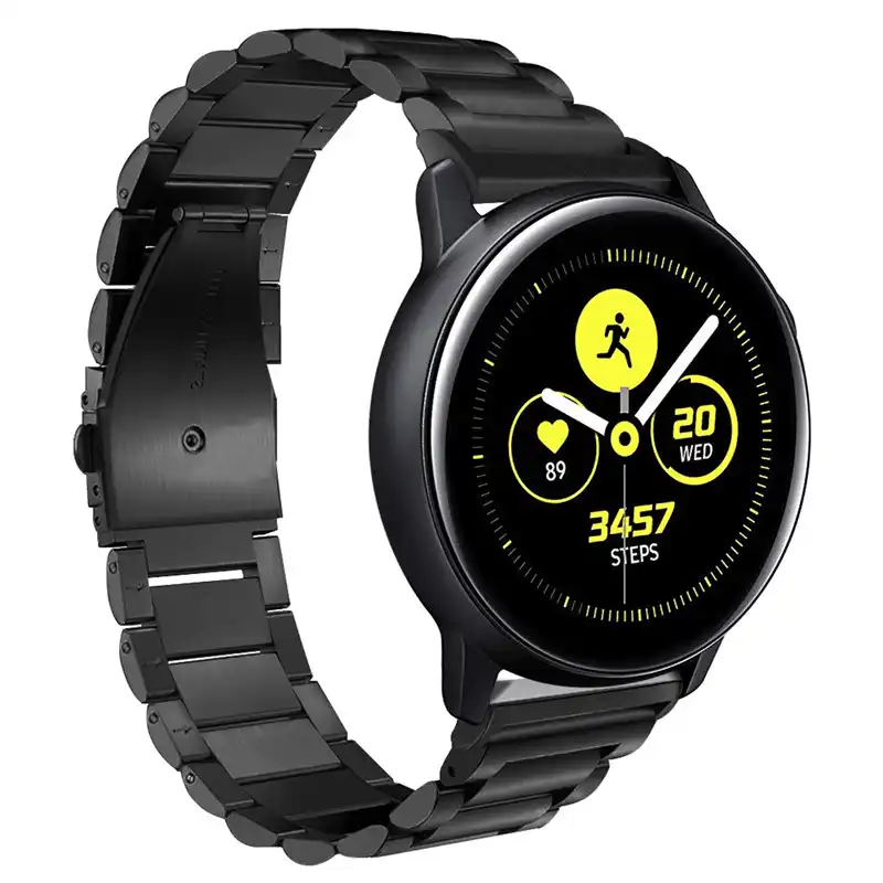 For Samsung Galaxy Watch Active Active2 40mm 44mm Band Galaxy Active Strap Stainless Steel Metal Smartwatch Wristband Band Aliexpress