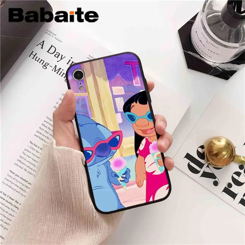 Babaite Lilo Stitch роскошный уникальный дизайн PhoneCase для iPhone 8 7 6 6S Plus X XS MAX 5 5S SE XR 10 Чехол