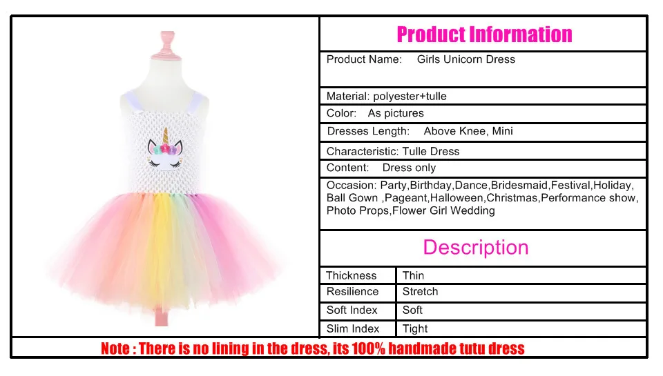 Moeble/Коллекция года, праздничное платье принцессы для девочек костюмы на день рождения для маленьких детей от 2 до 11 лет бальное платье-пачка с радужным единорогом для девочек