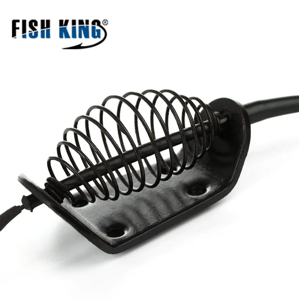 Fish king الأسماك الطعم إغراء الصيد الطعم قفص 20 جرام 30 جرام النحاس فخ سلة تغذية حامل مع السنانير الكارب صيد السمك اكسسوارات