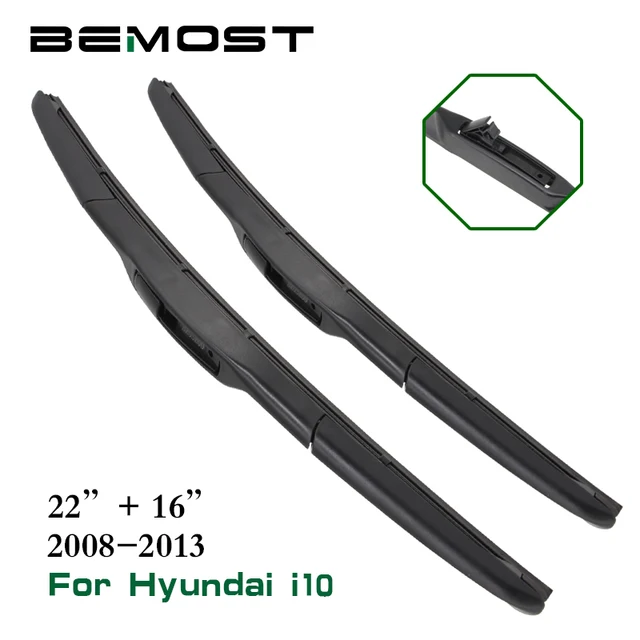 BEMOST Car Windshield Wiper Blades For Hyundai I10 Model Year 2008 2009