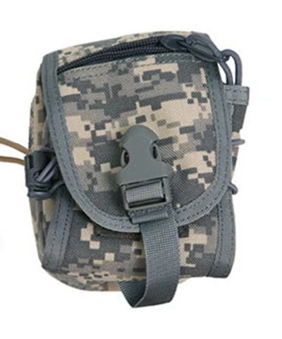 Тактическая поясная Сумка Molle PALS для путешествий, армейская сумка для походов, бега, спорта на открытом воздухе - Цвет: ACU