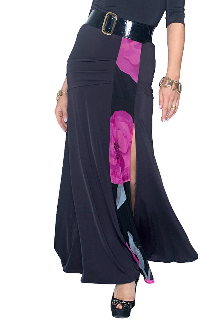 ballroom dance side split unilateral Matching hip package skirt S15002
