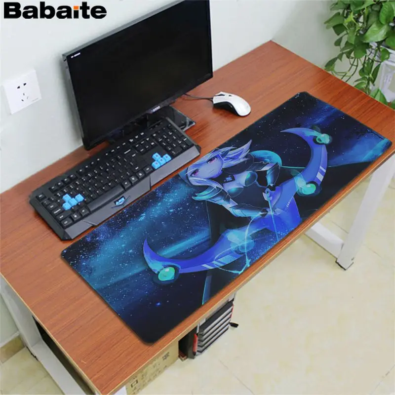 Babaite Подарочный коврик для мальчика DOTA 2 Drow Ranger резиновый компьютерный игровой коврик для мыши большой коврик для мыши клавиатуры коврик - Цвет: Lock Edge 30x80cm