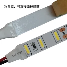 7020 DC12V waterproof/ non-waterproof 90leds/m 5M/roll Cold white flexible LED strip free shipping