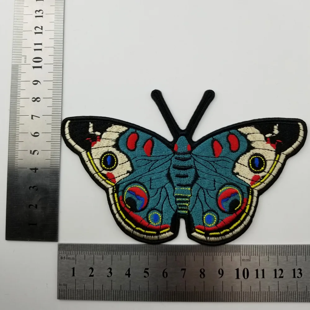 Butterflies Cartoons Beautiful Patches Embroidered Iron-On Logo Custom Embroidery Patch DIY Eco-Friendly Rider Mini for child (2)