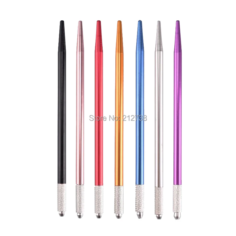 5 Pcs Fog Eyebrow Microblading Pen Tattoo Machine for Semi Permanent Makeup Tatoo Manual Blade For All Round Needles-C0 | Красота и