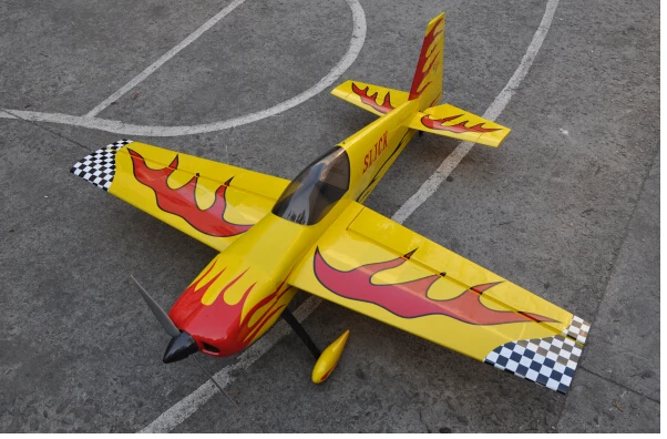 

Shipping From US Slick 70" EP Electric RC Airplane 3D Aerobatic Balsa Wood Plane Oracover ARF