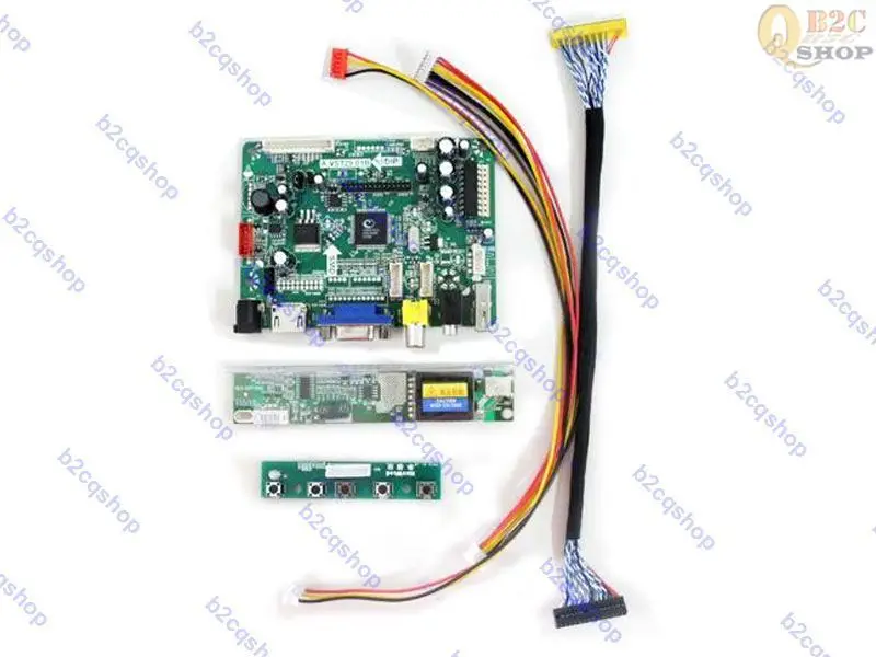 HDMI+AV+VGA LCD Controller Driver Board Kit for LVDS LED Screen Panel display LQ154K1LA1C 1280X800 |